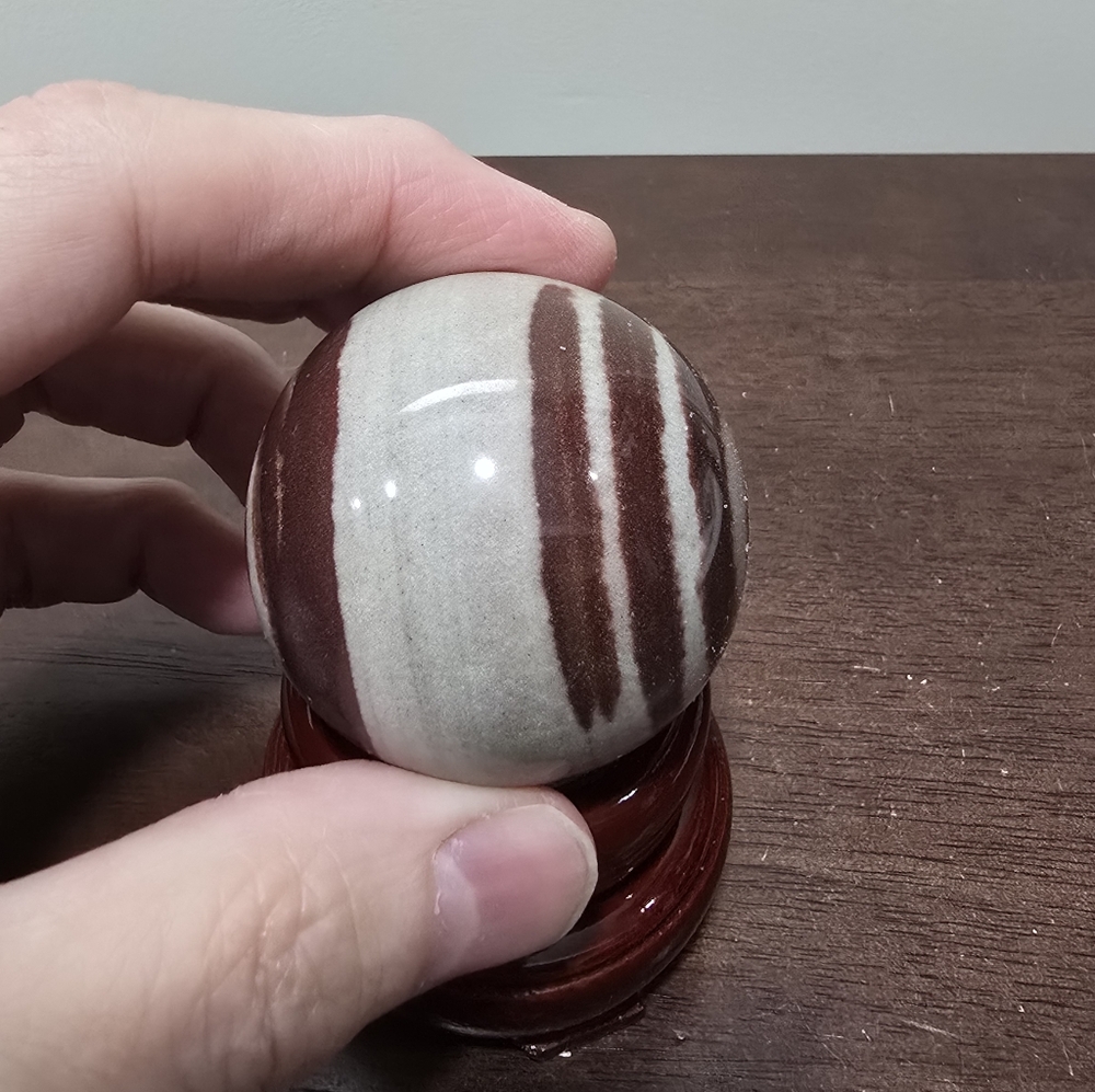 Shiva Lingam Crystal Sphere #D
